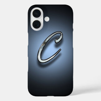 Coque Pour iPhone 16 Fond de projecteur de monogramme