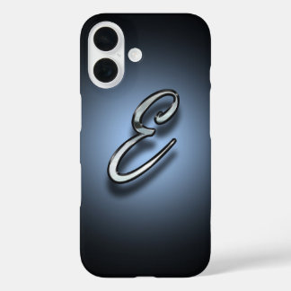 Coque Pour iPhone 16 Fond de projecteur Monogramme E
