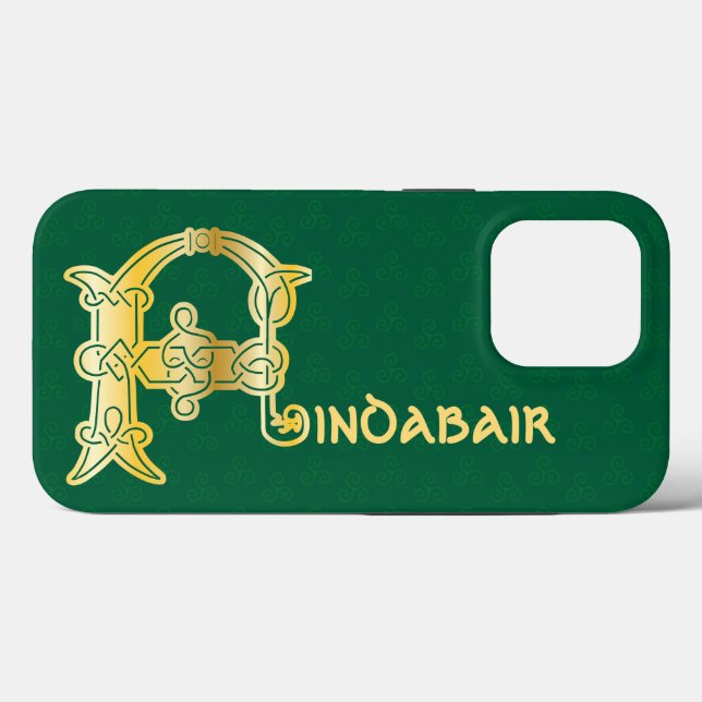 Coques Case-Mate iPhone Fond décoratif du 16e siècle Celtic (Verso (horizontal))
