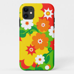 Coques Pour iPhone Fond d'écran Funky Flower Power