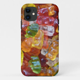 Coque iPhone 11 Fond d'ours gélifiés