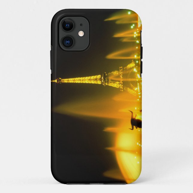 Coques Case-Mate iPhone Fontaine de la célèbre Tour Eiffel Paris (Dos)
