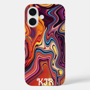 Coque Pour iPhone 16 Fonte volcanique #9