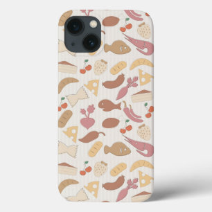 Etui iPhone 13 Food Pattern 2
