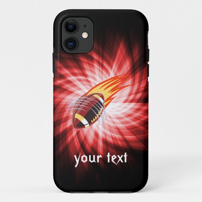 Coques Case-Mate iPhone Football flamand ; Rouge (Dos)