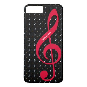 Coques Pour iPhone for personalized treble clef music