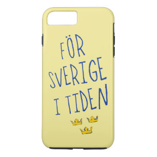 Coques Pour iPhone För Sverige i Tiden Cellule Case, suédois