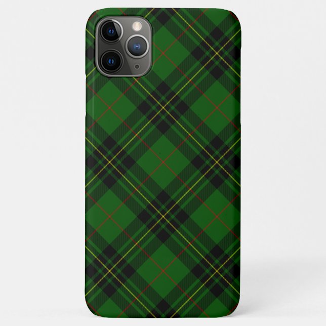 Coques Case-Mate iPhone Forbes tartan vert noir plaid (Dos)