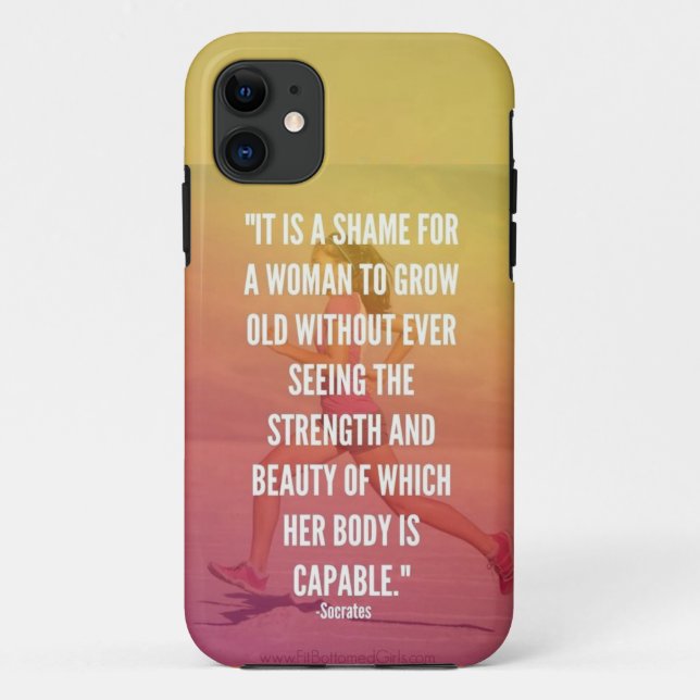 Coques Case-Mate iPhone Force et beauté - Exercice de course féminin (Dos)