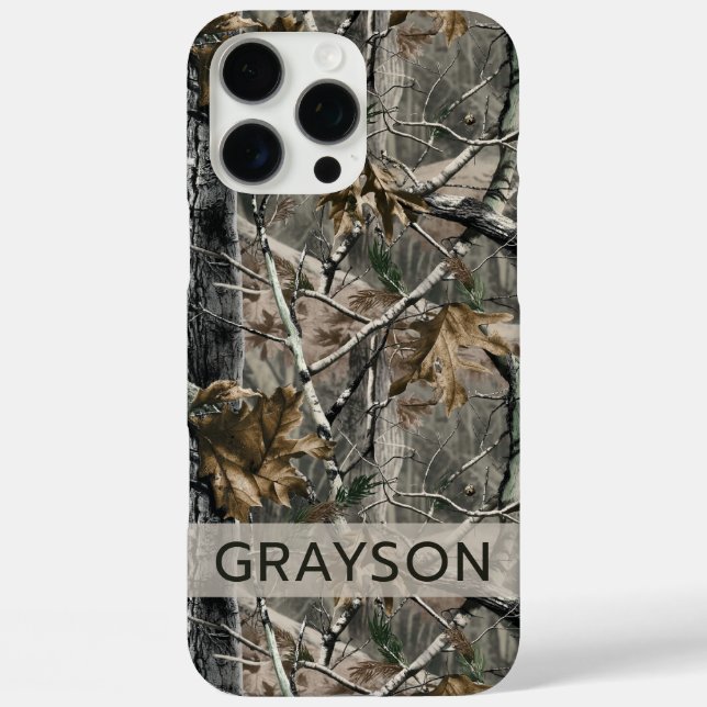 Coques Case-Mate iPhone Forest Branches Camouflage Personalized (Verso)