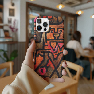 Coque iPhone 15 Pro Forest Witch, Paul Klee Art Abstrait