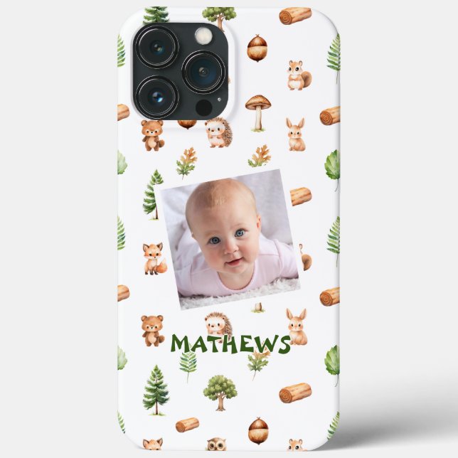 Coques Case-Mate iPhone Forêt boisée Animaux Photo (Verso)