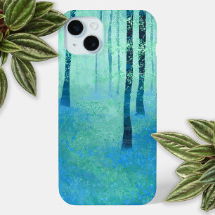 Coque iPhone 15 Mini Forêt de Bluebell