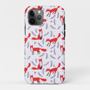 Case-Mate iPhone Case Forêt de bois souriant Végétation Renard rouge