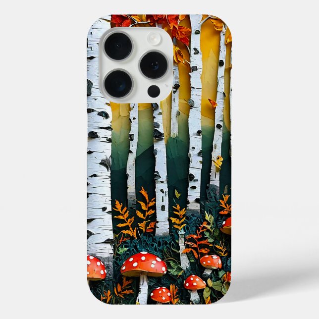 Coques Case-Mate iPhone forêt de bouleaux Imaginaires (Verso)