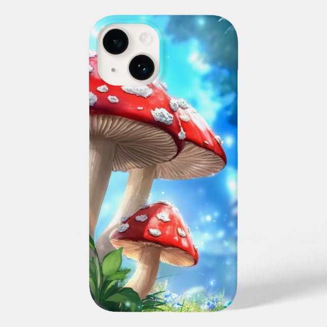 Coques Case-Mate iPhone Forêt de Champignons (Verso)