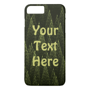 Coque iPhone 8 Plus/7 Plus Forêt de conifères fractale