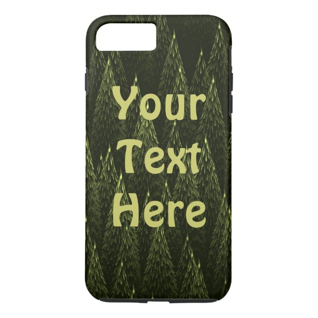 Coques Case-Mate iPhone Forêt de conifères fractale (Dos)