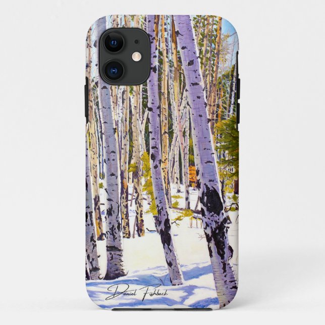 Coques Case-Mate iPhone Forêt de trembles (Dos)