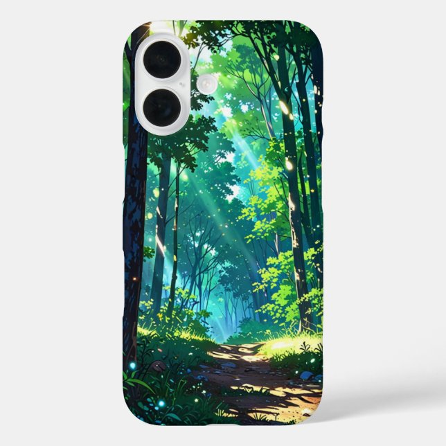 Coques Case-Mate iPhone Forêt d'été enchantée (Verso)