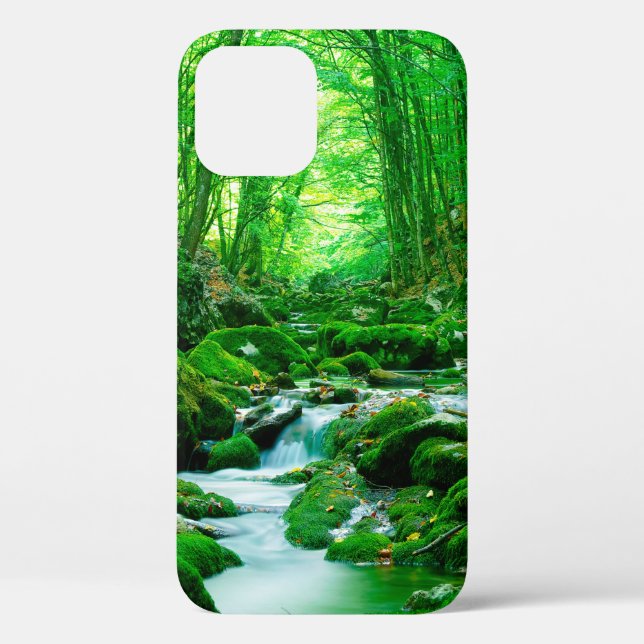 Coques Case-Mate iPhone Forêt d'été profonde, backwoods, profonde, profond (Verso)