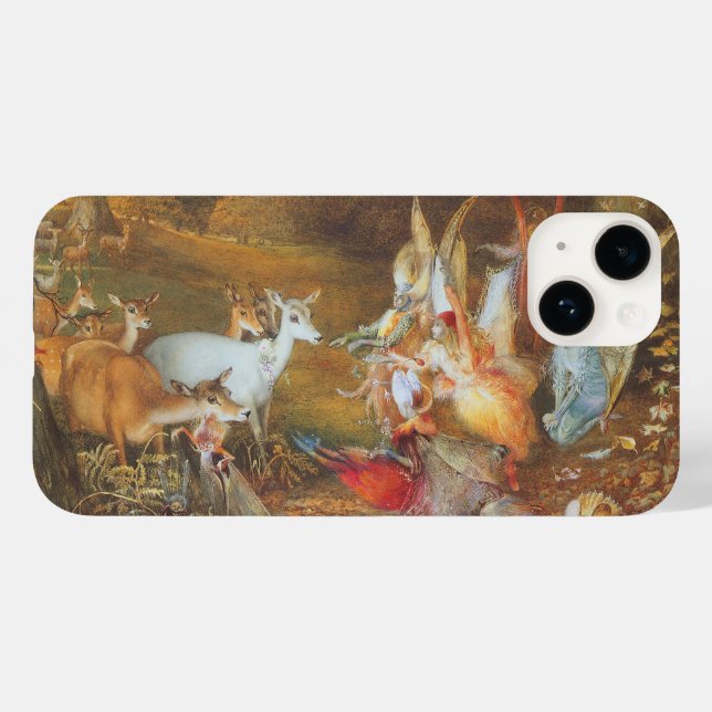 Coques Case-Mate iPhone Forêt enchantée par l'artiste John Anster Fitzgera (Verso (horizontal))