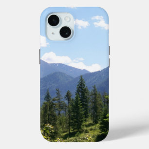 Coque Pour iPhone 15 Forêt et Montana Vue Pittoresque
