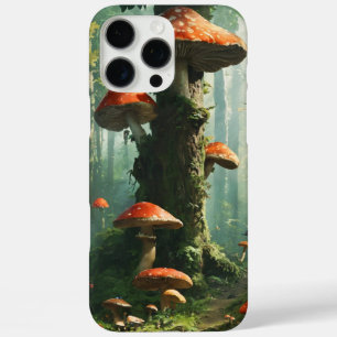 Coques iPhone 16 Pro Max forêt magique, volée agarique, forêt féerique, bou