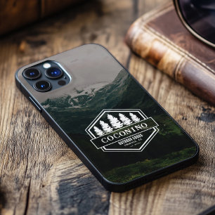 Coque Pour iPhone 14 Forêt Montagneuse Masculine Rustique Extérieur
