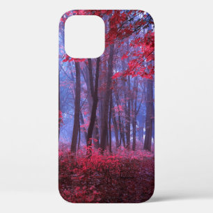 Case-Mate iPhone Case Forêt mystérieuse foncée dans les tons roses. Myst