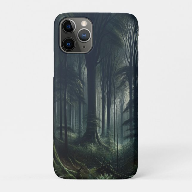 Coques Case-Mate iPhone Forêt sombre à Twilight (Dos)
