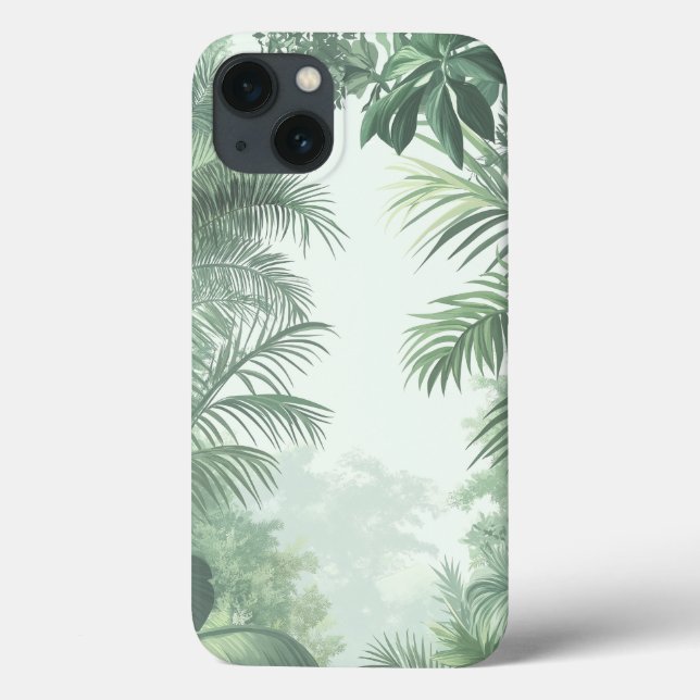 Coques Case-Mate iPhone Forêt tropicale dense feuillage (Verso)