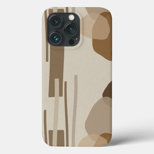 Coques Case-Mate iPhone Formes Abstraites en terre cuite (Verso)