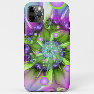 Case-Mate iPhone Case Formes arrondies de spirale colorées Art fractal A