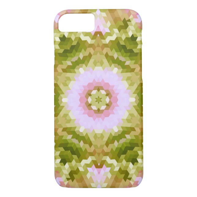 Coques Case-Mate iPhone formes arrondies mandala kaléidoscope Abstraites (Dos)