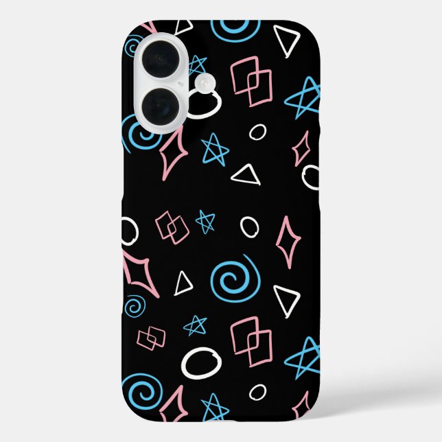 Coques Case-Mate iPhone Formes de couleurs transgenres (Verso)
