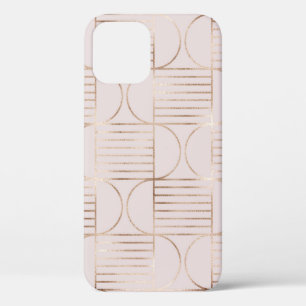 Case-Mate iPhone Case Formes d'or : motif moderne du milieu du siècle.