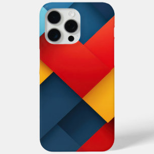 Coque iPhone 15 Pro Max Formes géométriques aux couleurs vives
