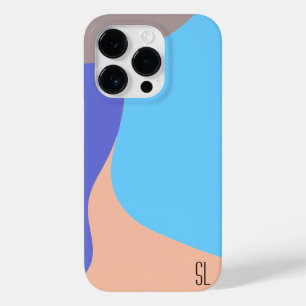 Coque Pour iPhone 14 Pro Formes organiques Abstraites personnalisées