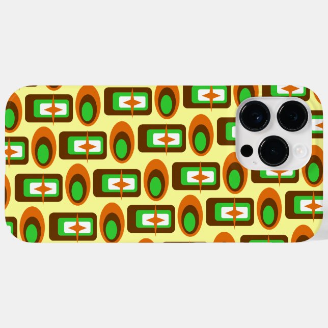 Coques Case-Mate iPhone Formes rétro (Verso (horizontal))