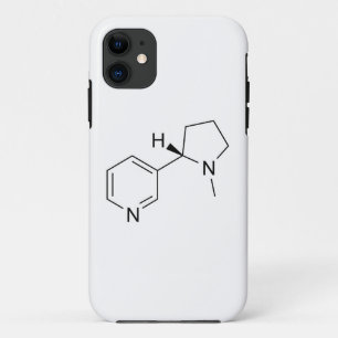 Etui iPhone Case-Mate formule chimique de nicotine éléments du symbole s