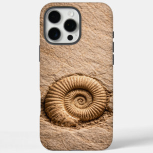 Coques iPhone 16 Pro Max Fossile d'ammonite en spirale