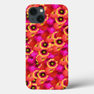 Case-Mate iPhone Case Fou hippie vibrante mixer fleurs arrière - plan
