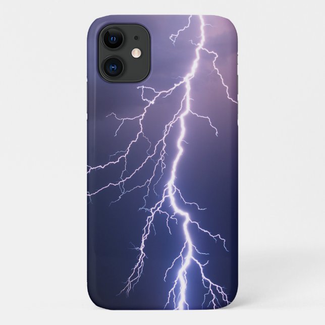Coques Case-Mate iPhone foudre dans le ciel orageux (Dos)