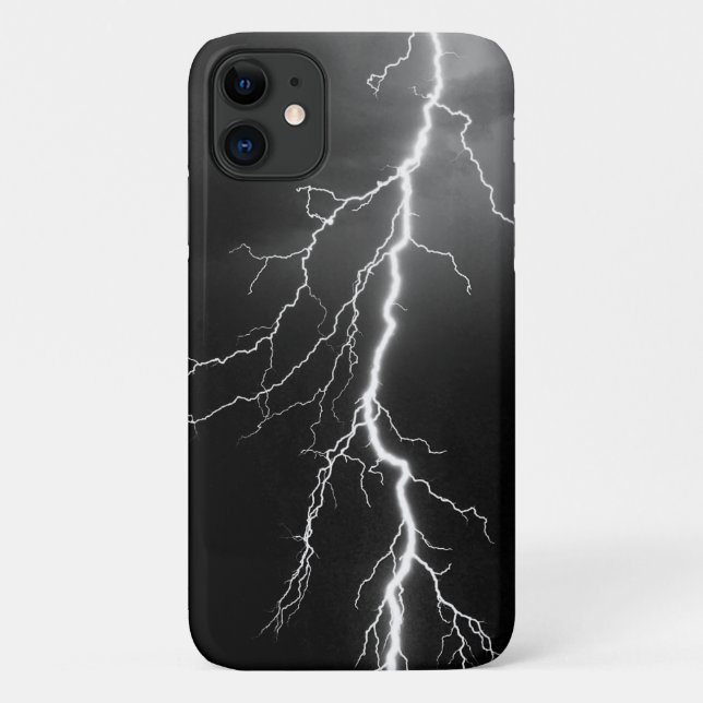 Coques Case-Mate iPhone foudre dans le ciel orageux (Dos)