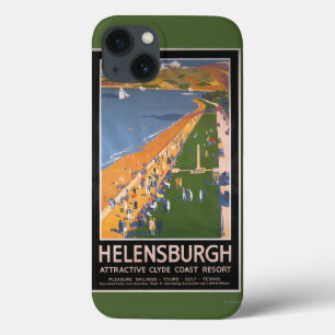 Coques Pour iPhone Foules le long d'affiche de chemins de fer de
