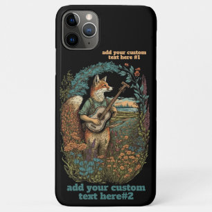 Case-Mate iPhone Case Fox jouant Guitare Fleur sauvage Cottagecore Custo