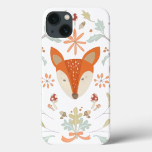 Etui iPhone 13 Fox lunatique de région boisée