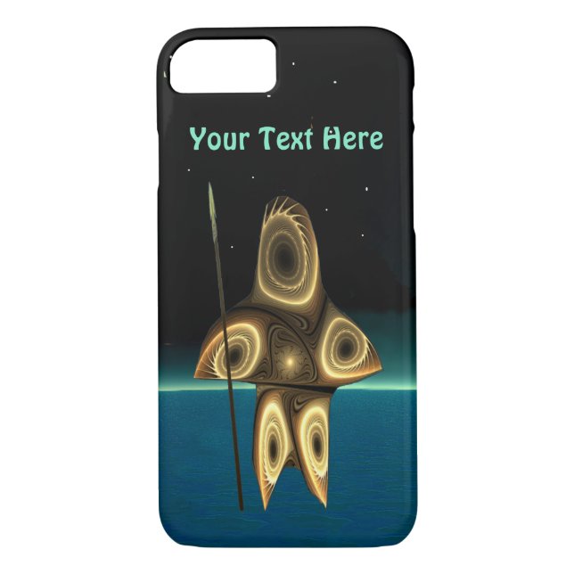 Coques Case-Mate iPhone Fractal Inuit Hunter (Dos)