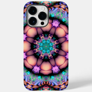 Coque Pour Pour iPhone 14 Pro Max Fractal Mandala Floral Psychedelic Art